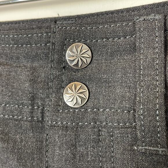 Athleta Wool Blend Stretch Sirrus Mini Skirt in Charcoal Heather- Size 0 - Picture 3 of 10